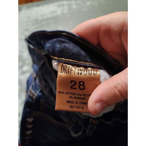 Driftwood Marilyn Arrow Embroidered Skinny Jean sz 28 - Picture 4 of 5